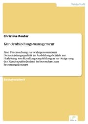 Cover von Kundenbindungsmanagement