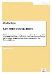 Cover von Kundenbindungsmanagement