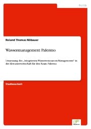 Cover von Wassermanagement Palermo