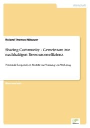 Cover von Sharing Community - Gemeinsam zur nachhaltigen Ressourceneffizienz