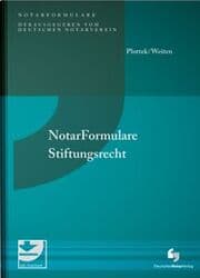 Cover von Notarformulare Stiftungsrecht