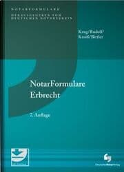 Cover von NotarFormulare Erbrecht