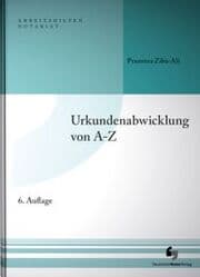 Cover von Urkundenabwicklung von A-Z