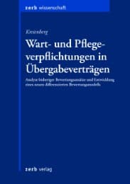 Cover von Wart- und Pflegeverpflichtungen in Übergabeverträgen