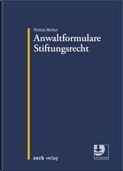 Cover von Anwaltformulare Stiftungsrecht