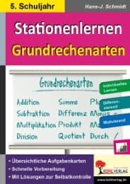 Cover von Stationenlernen Grundrechenarten / Klasse 5