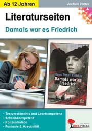Cover von Damals war es Friedrich - Literaturseiten