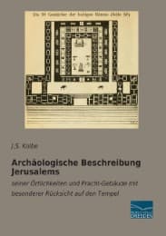 Cover von Archäologische Beschreibung Jerusalems