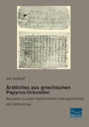 Cover von Ärztliches aus griechischen Papyrus-Urkunden