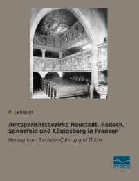 Cover von Amtsgerichtsbezirke Neustadt, Rodach, Sonnefeld und Königsberg in Franken