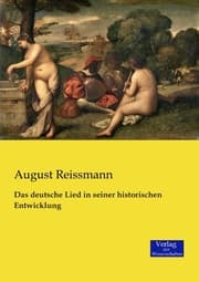 Cover von Das deutsche Lied in seiner historischen Entwicklung