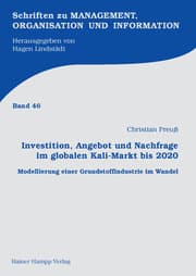 Cover von Investition, Angebot und Nachfrage im globalen Kali-Markt bis 2020