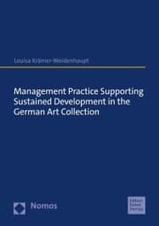 Cover von Management Practice Supporting Sustained Development in the German Art Collection