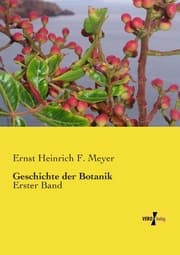 Cover von Geschichte der Botanik
