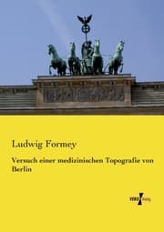 Cover von Versuch einer medizinischen Topografie von Berlin