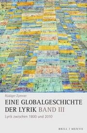 Cover von Eine Globalgeschichte der Lyrik III