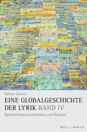 Cover von Eine Globalgeschichte der Lyrik IV