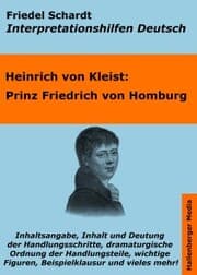 Cover von Prinz Friedrich von Homburg - Lektürehilfe und Interpretationshilfe. Interpretationen und Vorbereitungen für den Deutschunterricht.