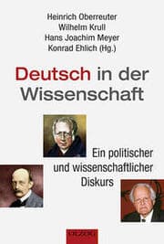 Cover von Deutsch in der Wissenschaft