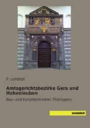 Cover von Amtsgerichtsbezirke Gera und Hohenleuben