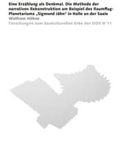Cover von Eine Erzählung als Denkmal