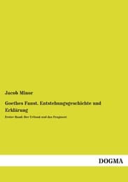 Cover von Goethes Faust.Entstehungsgeschichte und Erklärung