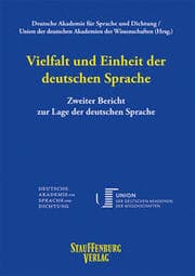 Cover von Vielfalt und Einheit der deutschen Sprache