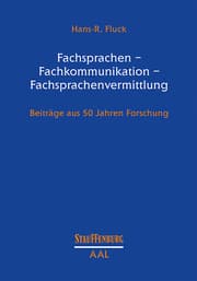 Cover von Fachsprachen - Fachkommunikation - Fachsprachenvermittlung