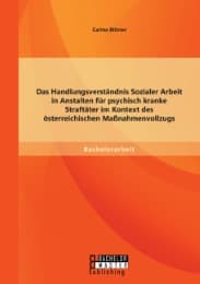 Cover von Das Handlungsverständnis Sozialer Arbeit in Anstalten für psychisch kranke Straftäter im Kontext des österreichischen Maßnahmenvollzugs