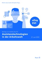 Cover von Assistenztechnologien in der Arbeitswelt