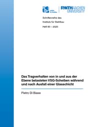 Cover von Das Tragverhalten von in und aus der Ebene belasteten VSG-Scheiben während und nach Ausfall einer Glasschicht
