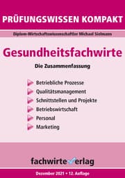 Cover von Gesundheitsfachwirte: Prüfungswissen kompakt