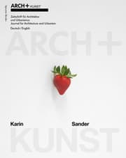 Cover von ARCH+Kunst Karin Sander