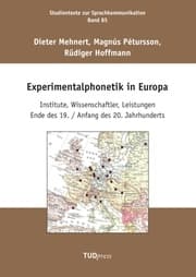 Cover von Experimentalphonetik in Europa