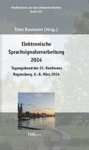 Cover von Elektronische Sprachsignalverarbeitung 2024