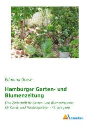 Cover von Hamburger Garten- und Blumenzeitung