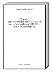 Cover von Von der konfessionellen Militärstatistik zur 'Judenzählung' (1916) - Eine Neubewertung