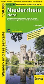 Cover von Niederrhein Nord Wander- und Freizeitkarte