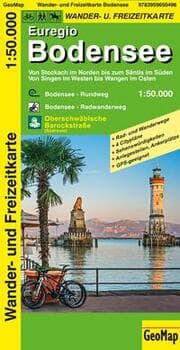 Cover von Euregio Bodensee Wander- und Freizeitkarte