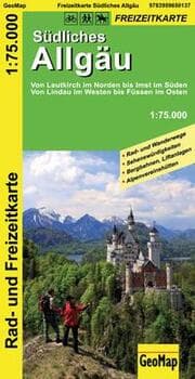 Cover von Südliches Allgäu - Rad- und Freizeitkarte