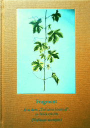 Cover von Fragment. Aus dem Tiefurter Journal.