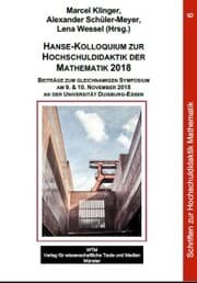 Cover von Hanse-Kolloquium zur Hochschuldidaktik der Mathematik 2018