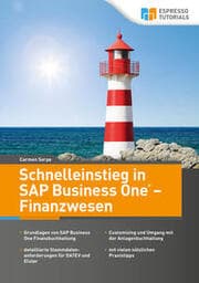 Cover von Schnelleinstieg in SAP Business One - Finanzwesen