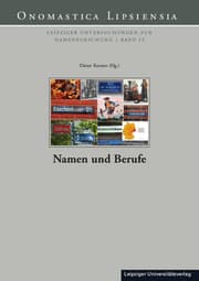 Cover von Namen und Berufe
