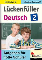 Cover von Lückenfüller Deutsch, Klasse 2