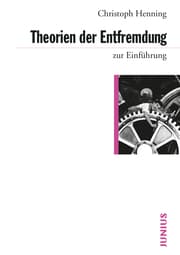 Cover von Theorien der Entfremdung zur Einführung
