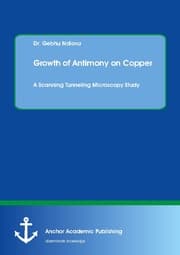 Cover von Growth of Antimony on Copper. A Scanning Tunneling Microscopy Study