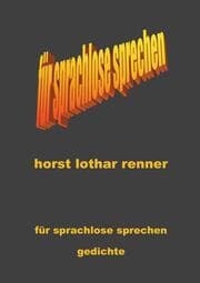 Cover von für sprachlose sprechen