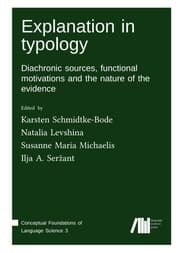 Cover von Explanation in typology