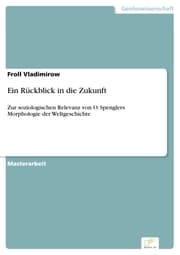 Cover von Ein Rückblick in die Zukunft